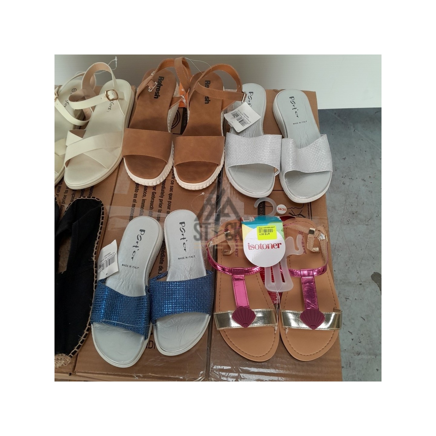 CHAUSSURES  ÉTÉ - 60 paires