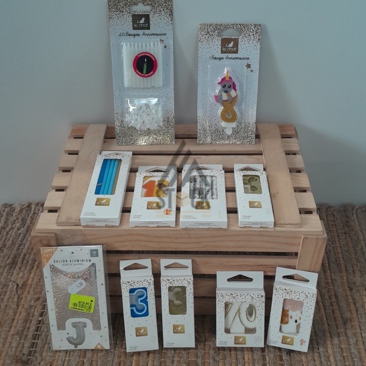 Bougie d'anniversaire - 550 pièces