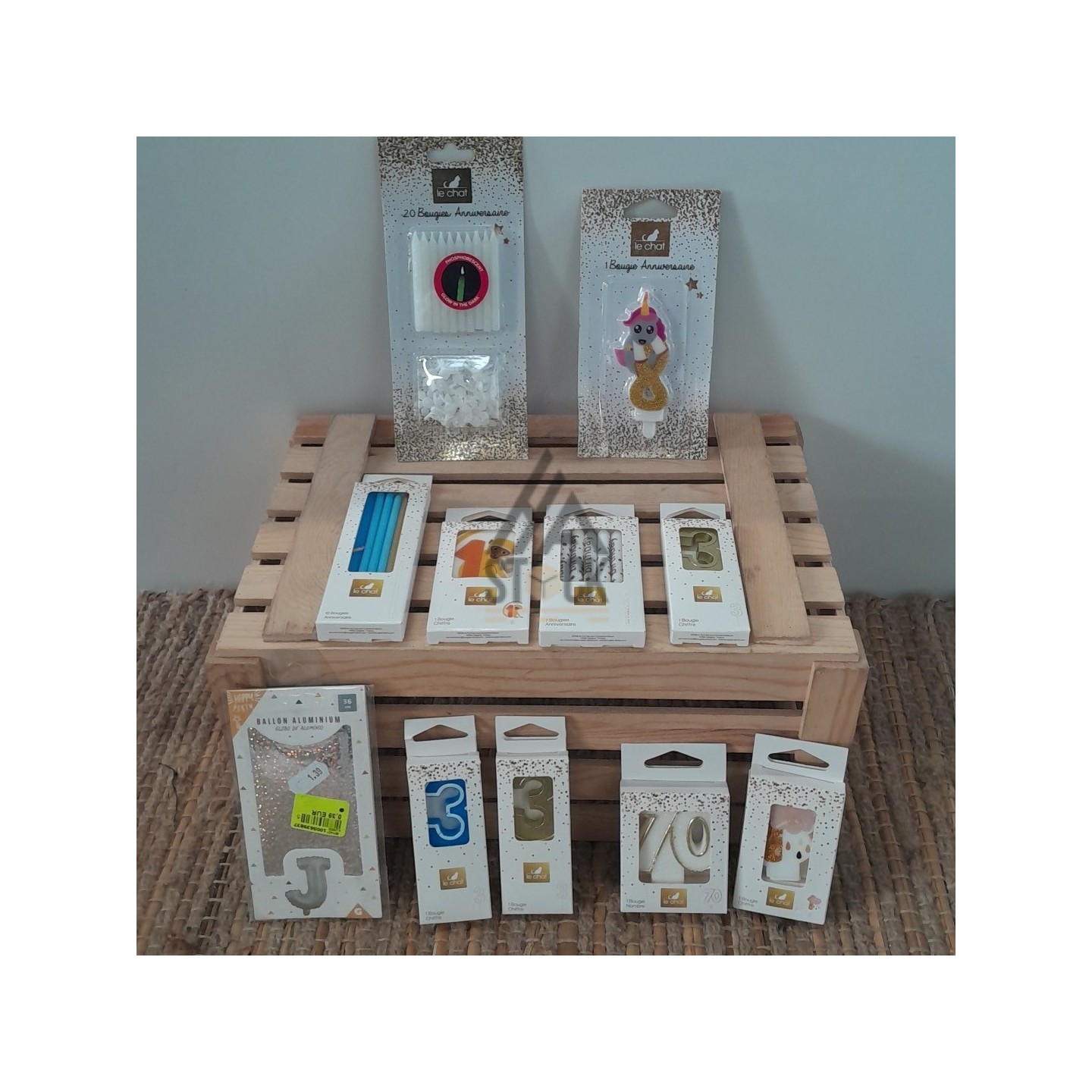 Bougie d'anniversaire - 550 pièces