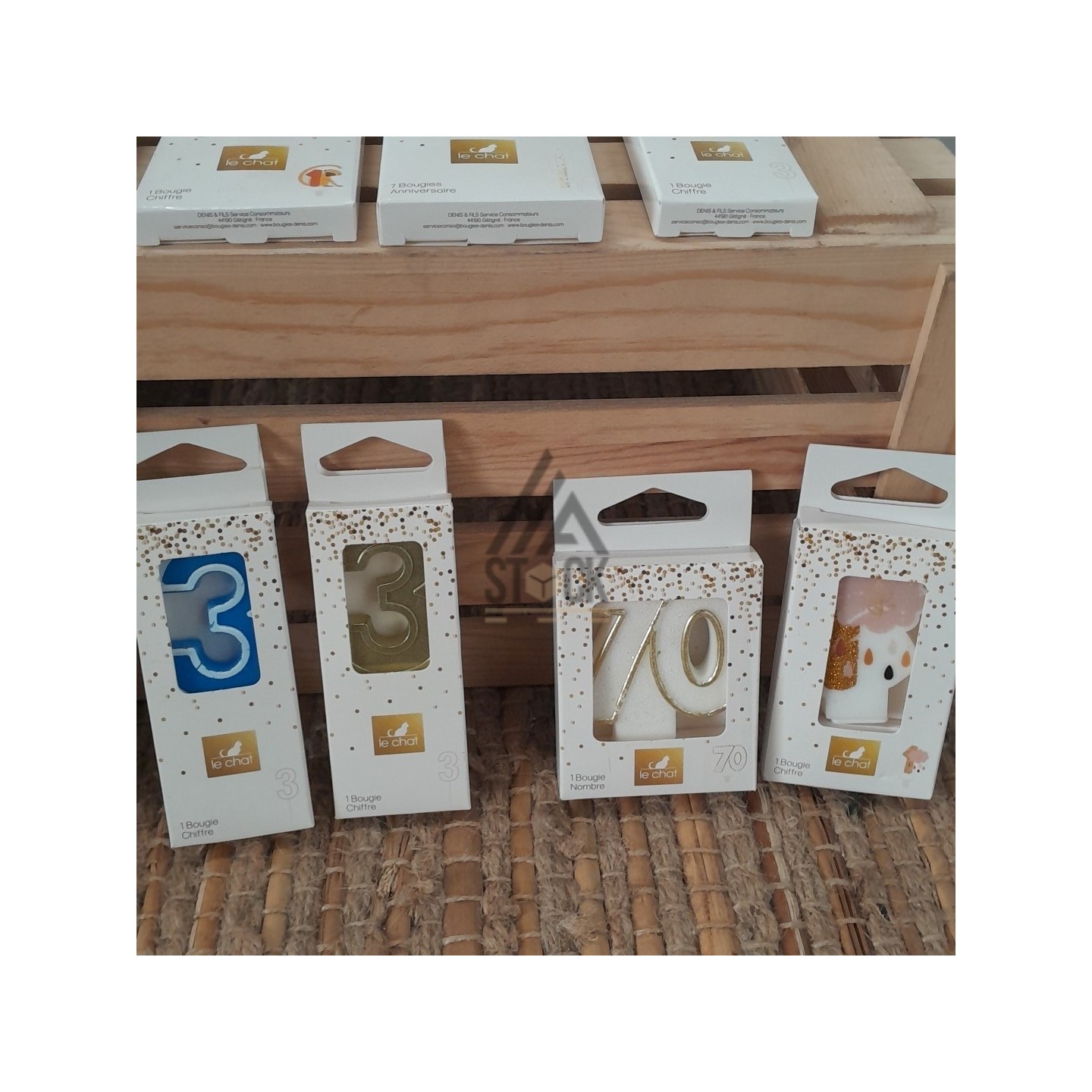 Bougie d'anniversaire - 550 pièces