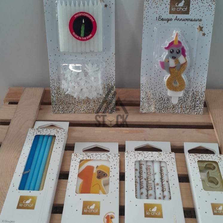 Bougie d'anniversaire - 550 pièces