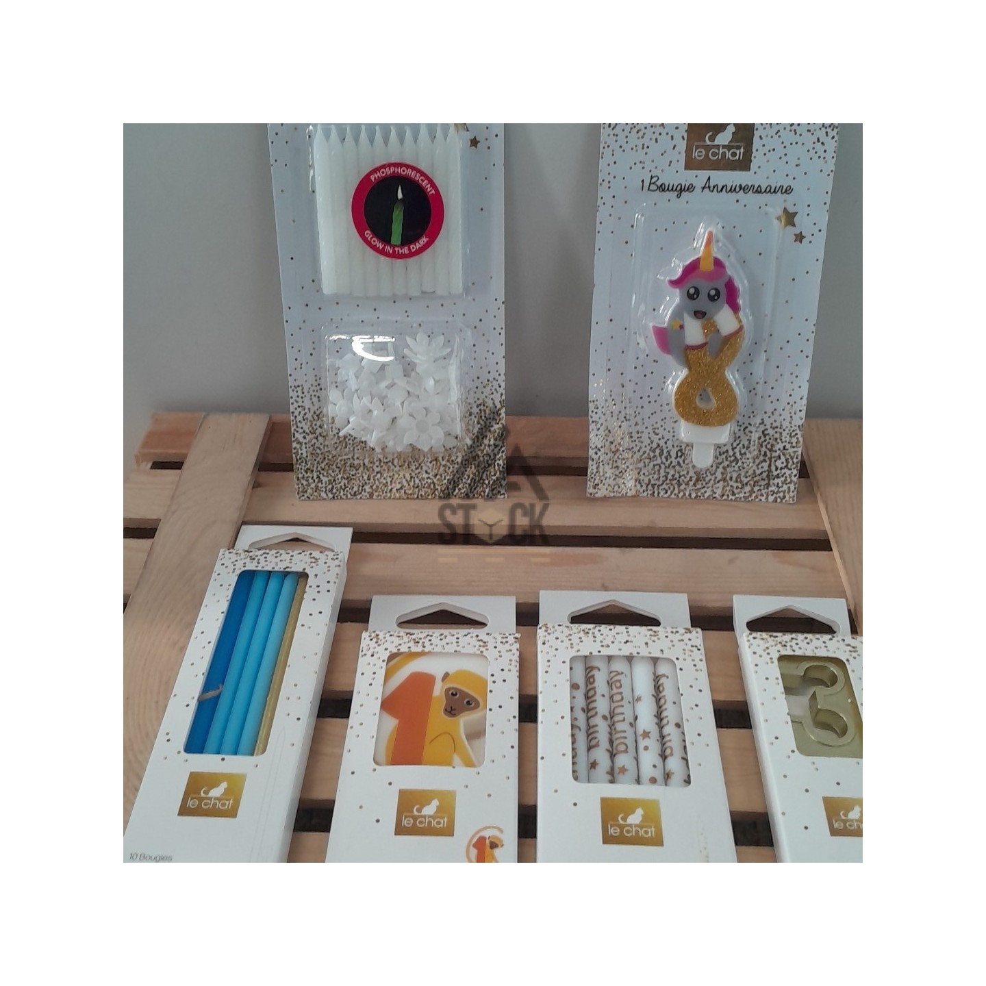 Bougie d'anniversaire - 550 pièces