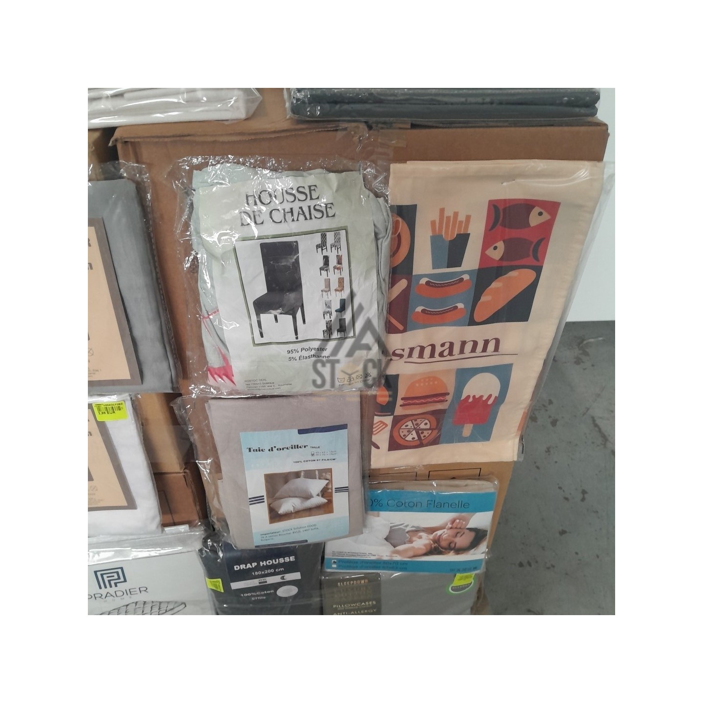 LINGE DE MAISON - 100 pièces