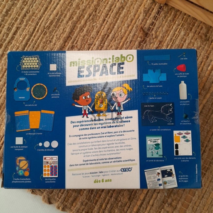 Mission labo ESPACE - NATHAN - 22 pièces