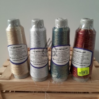 Bobine de fil métallisé - 100 pièces