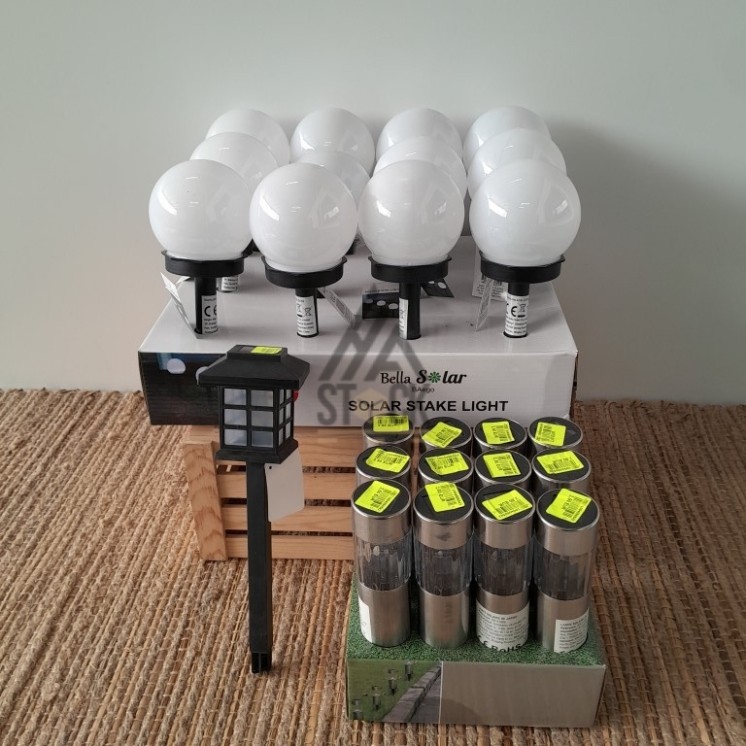 Lampe solaire de jardin - 75 pièces