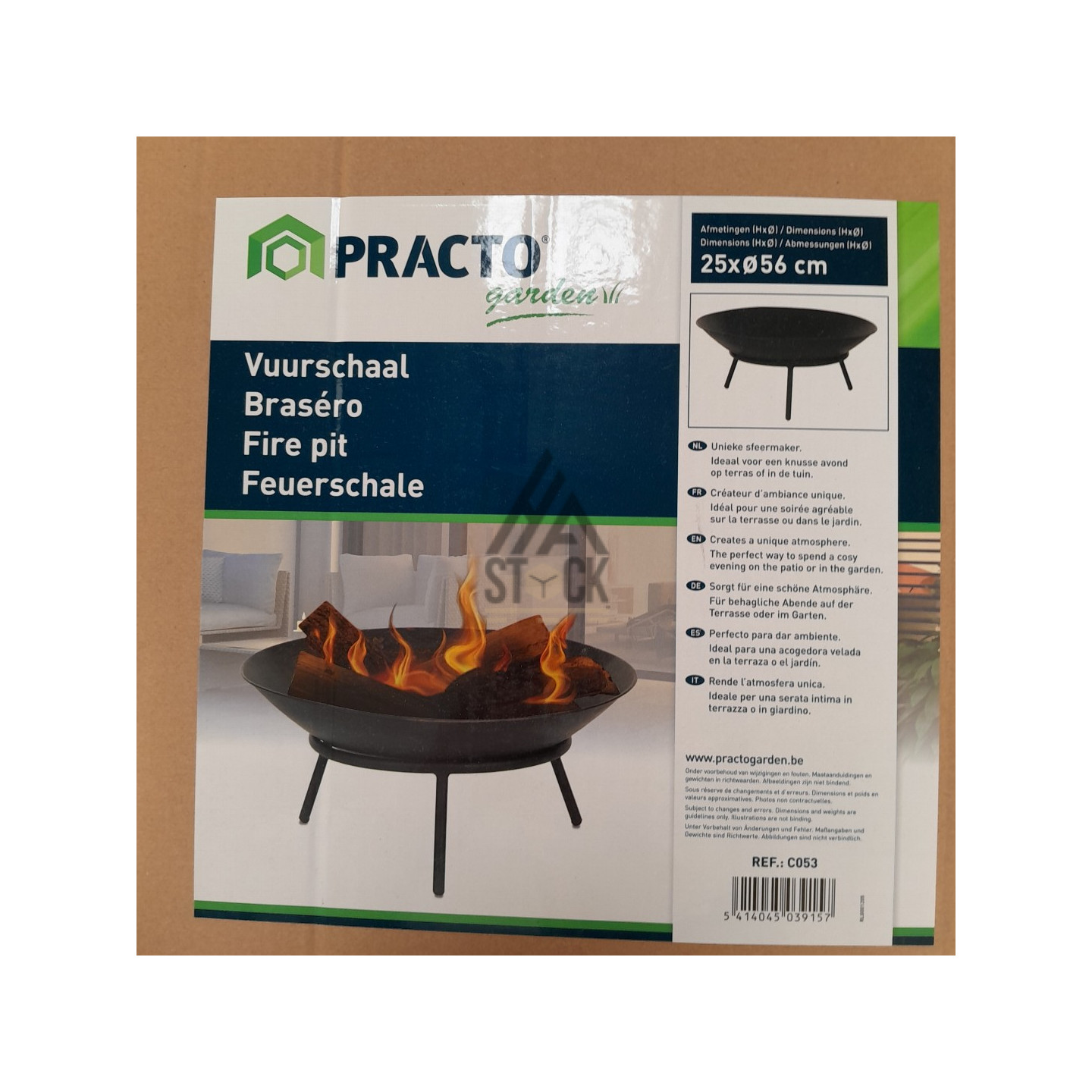 Braséro - 4 pièces