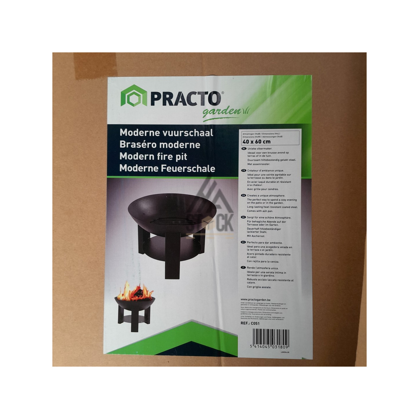 Braséro - 4 pièces