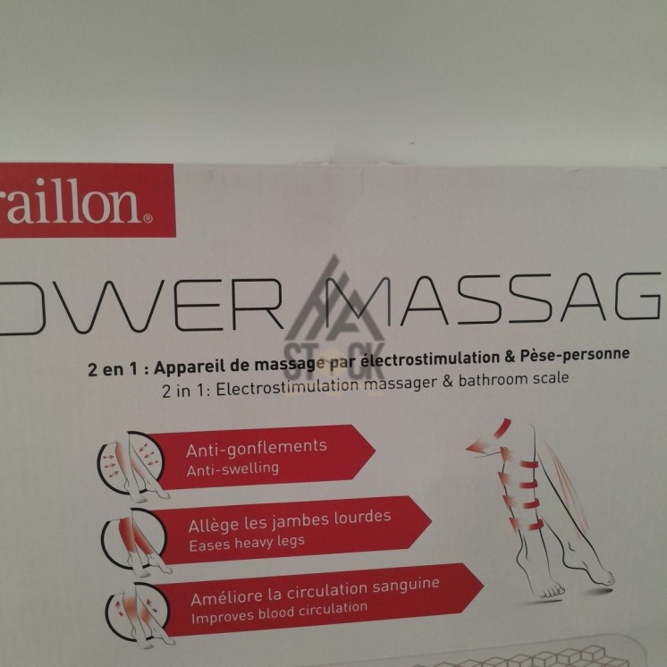 Pèse-personne & appareil de massage - 4 pièces