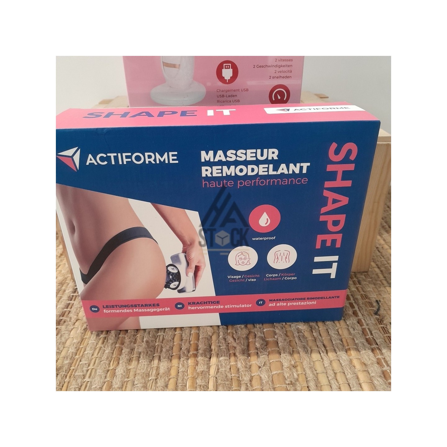 Appareil masseur & Brosse visage - 13 pièces