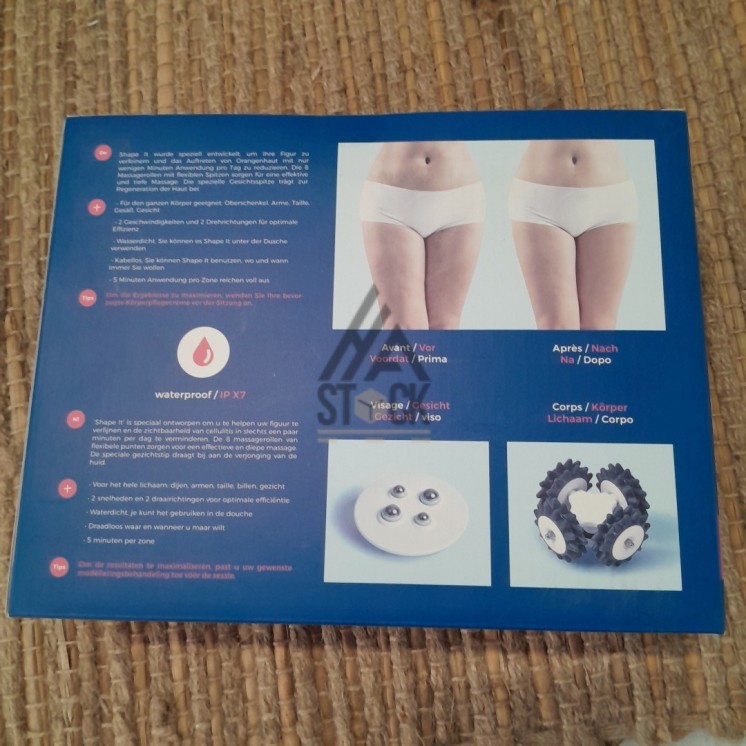 Appareil masseur & Brosse visage - 13 pièces