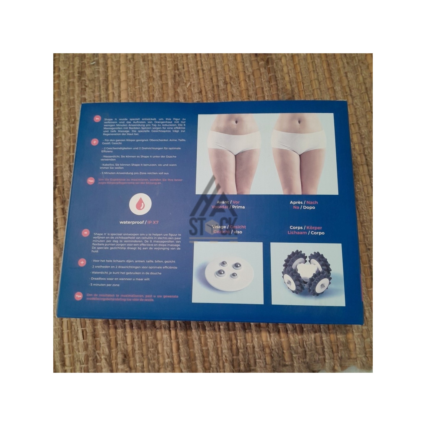 Appareil masseur & Brosse visage - 13 pièces