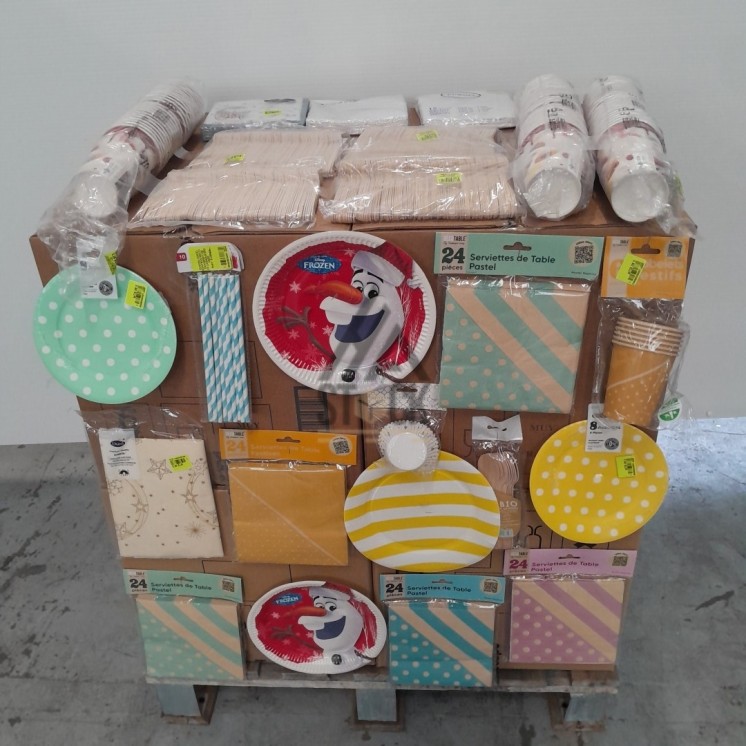 VAISSELLE JETABLE - 300 pièces