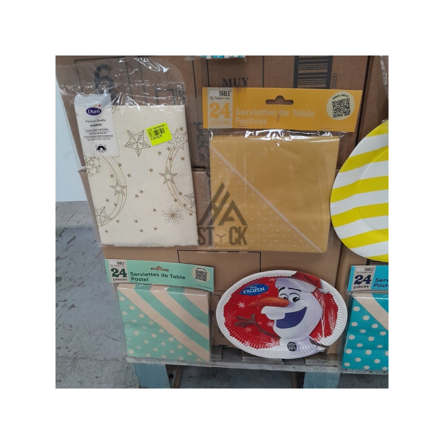 VAISSELLE JETABLE - 300 pièces