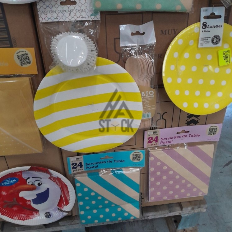 VAISSELLE JETABLE - 300 pièces