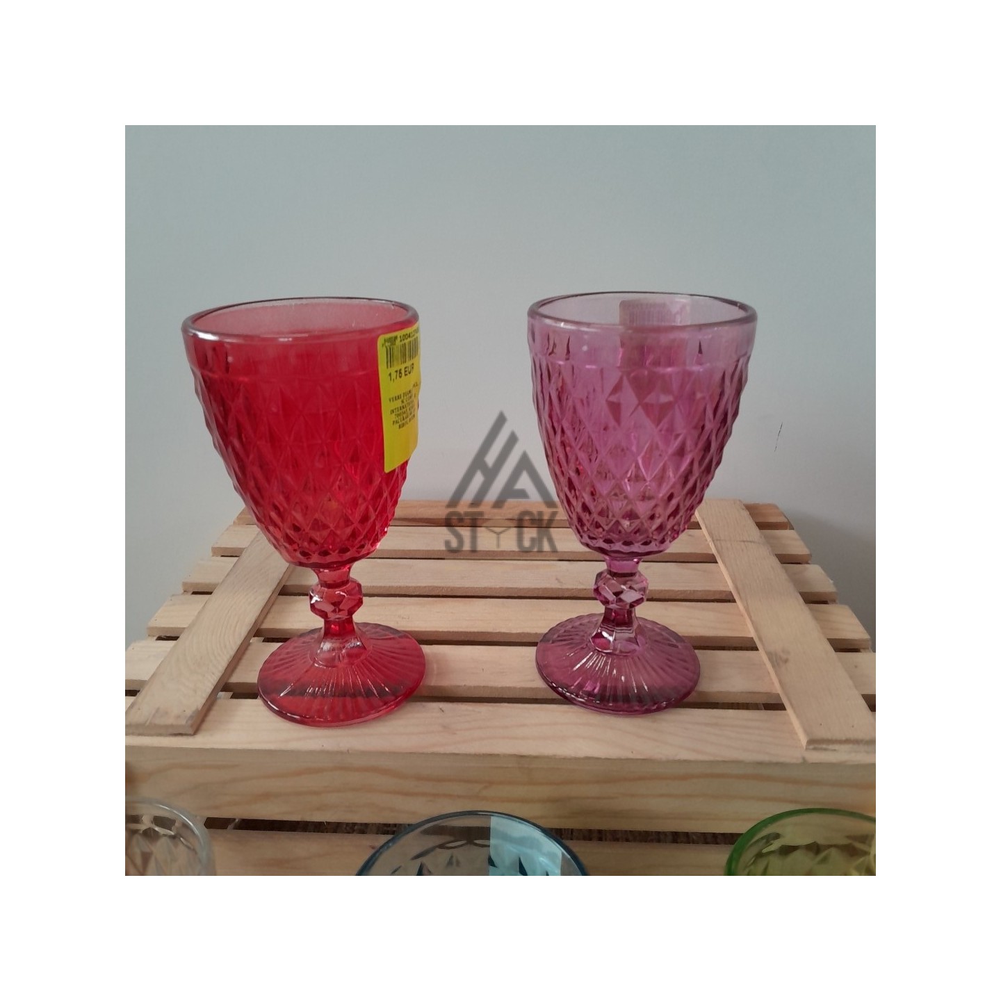 Verre couleur - 55 pièces