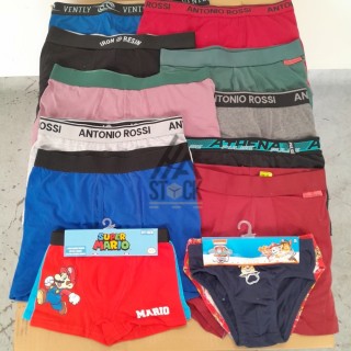 SOUS VETEMENTS HOMME - 150 pièces