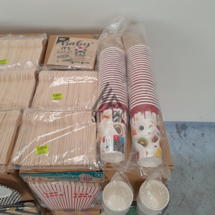 VAISSELLE JETABLE - 300 pièces