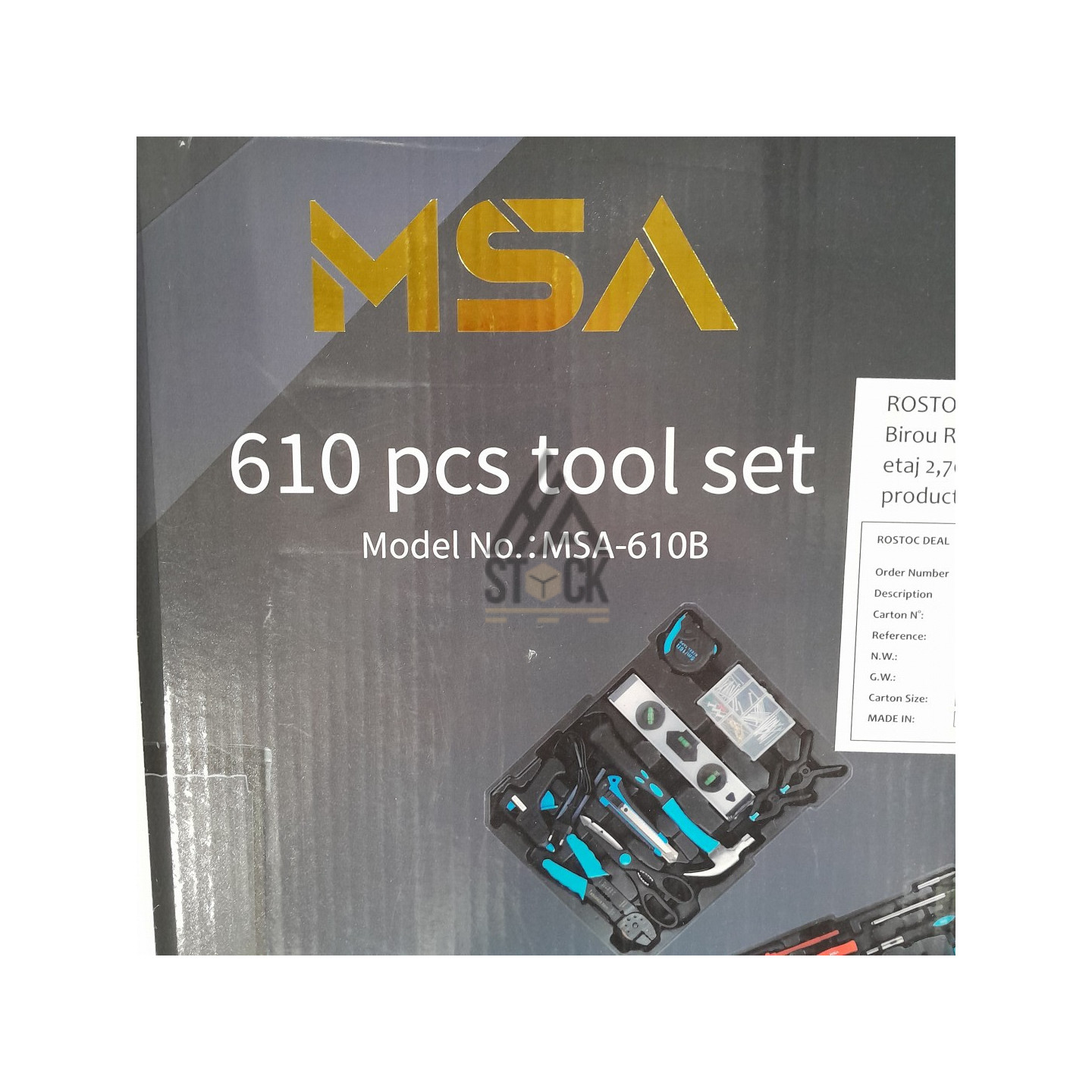 Malette a outil 610 pièces - MSA