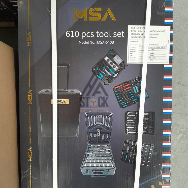 Malette a outil 610 pièces - MSA