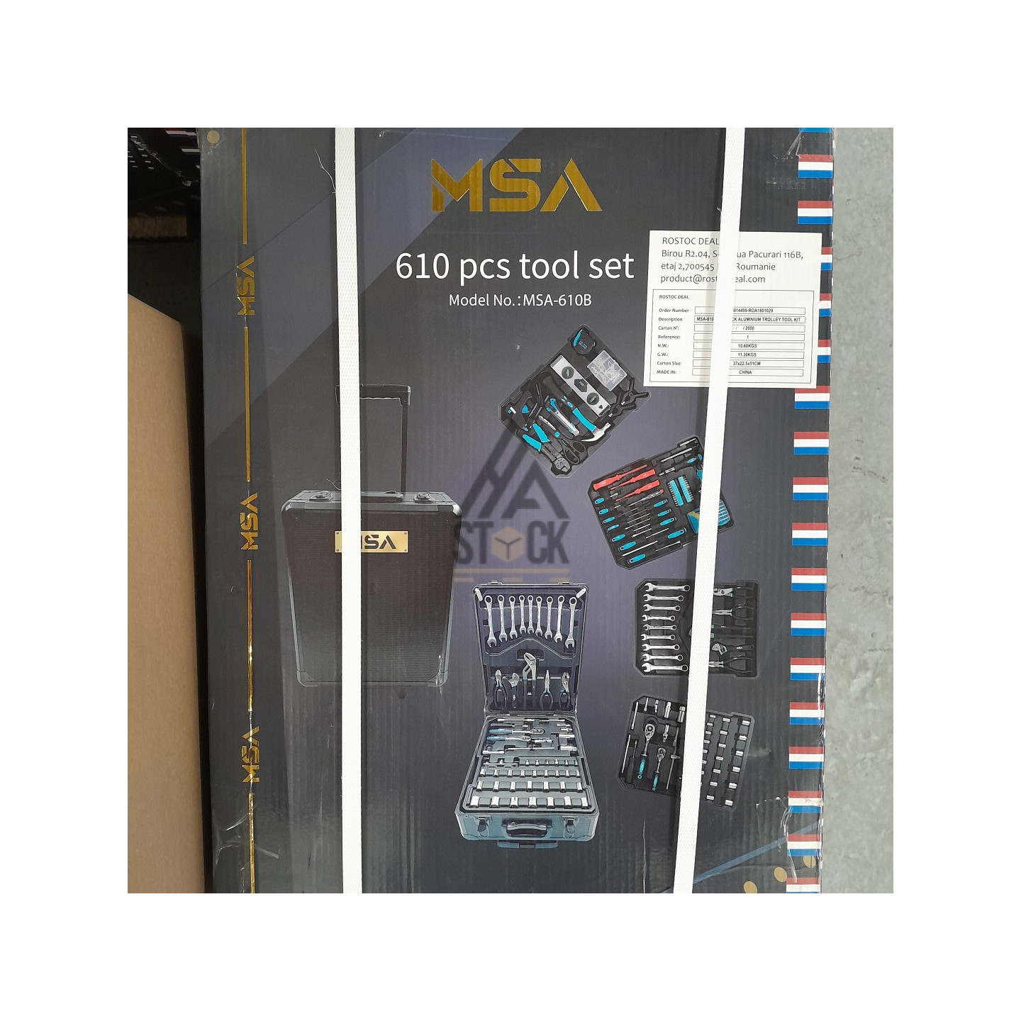 Malette a outil 610 pièces - MSA