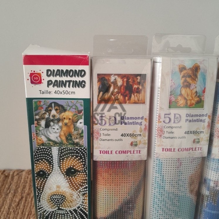 Diamond painting - 60 pièces