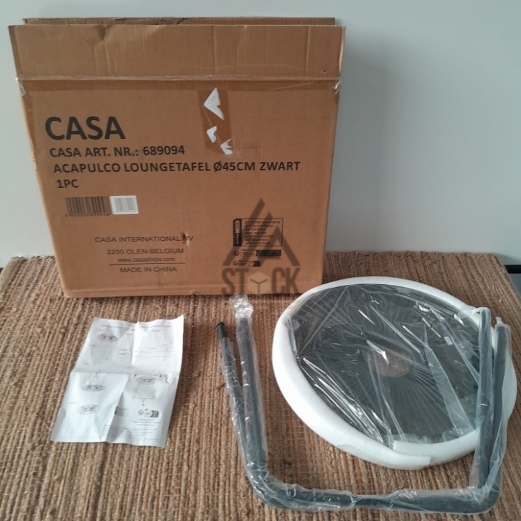 Table basse en verre CASA - 4 pièces