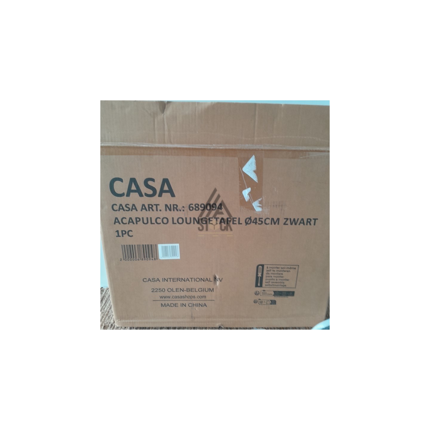 Table basse en verre CASA - 4 pièces