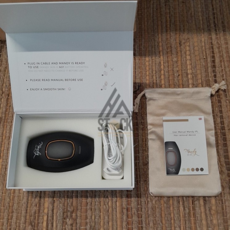 Épilateur lumière pulsée - MANDY SKIN - 4 pièces