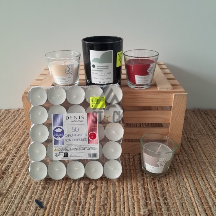 Bougie parfumée - MAISON DENIS - 50 pièces