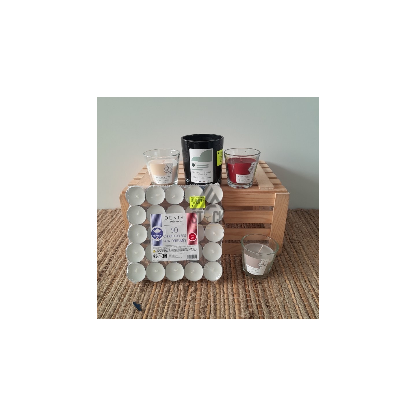 Bougie parfumée - MAISON DENIS - 50 pièces