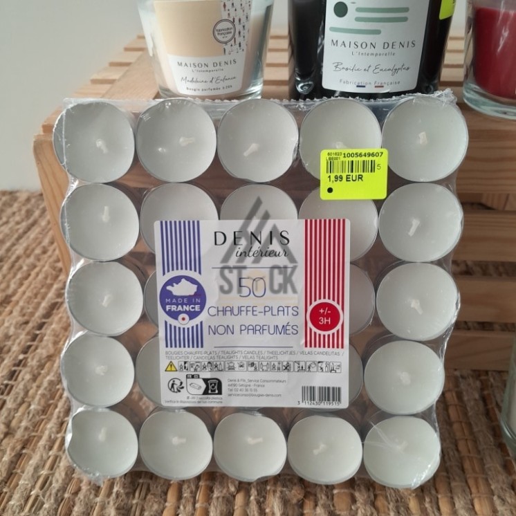 Bougie parfumée - MAISON DENIS - 50 pièces