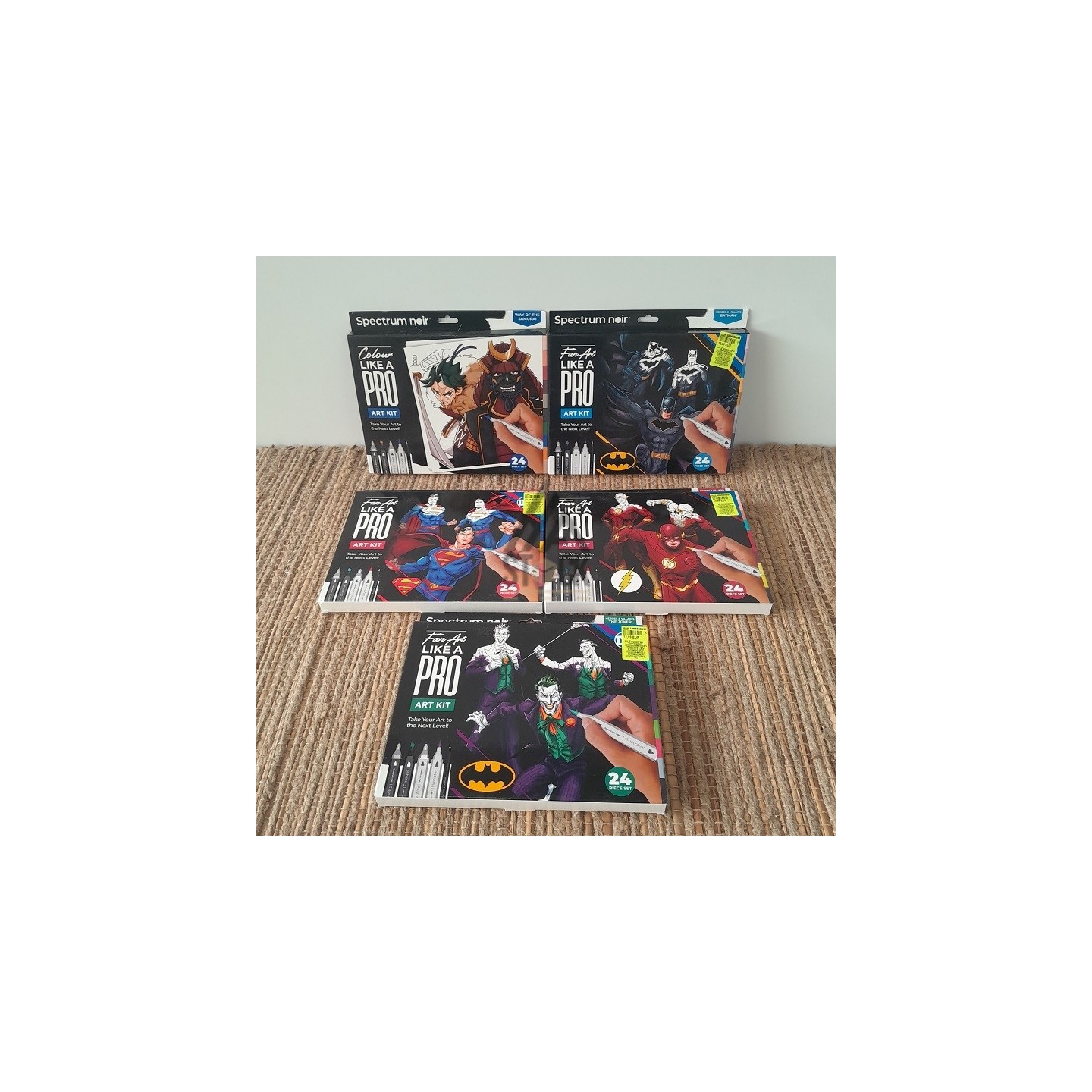 Kit d'apprentissage dessin - MARVEL - 12 pièces