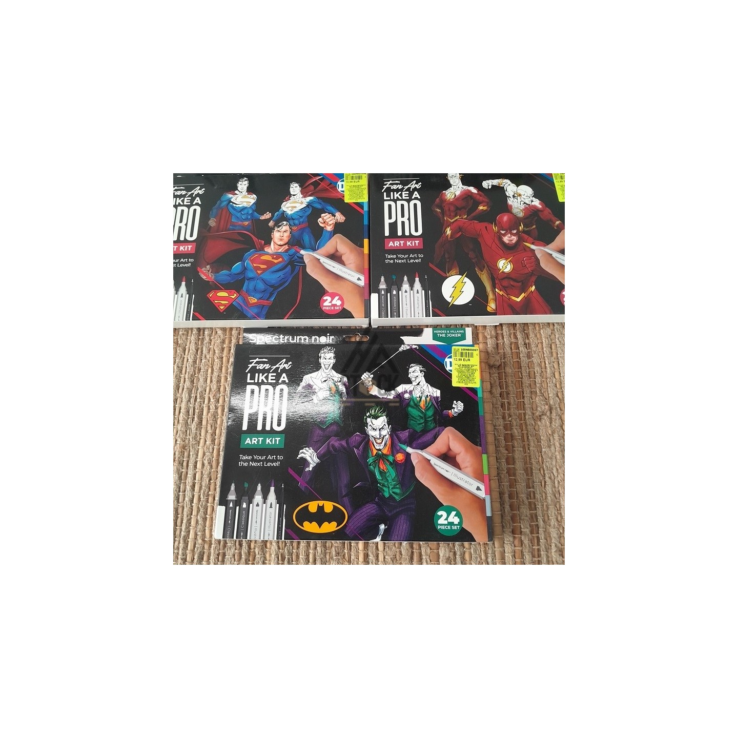 Kit d'apprentissage dessin - MARVEL - 12 pièces