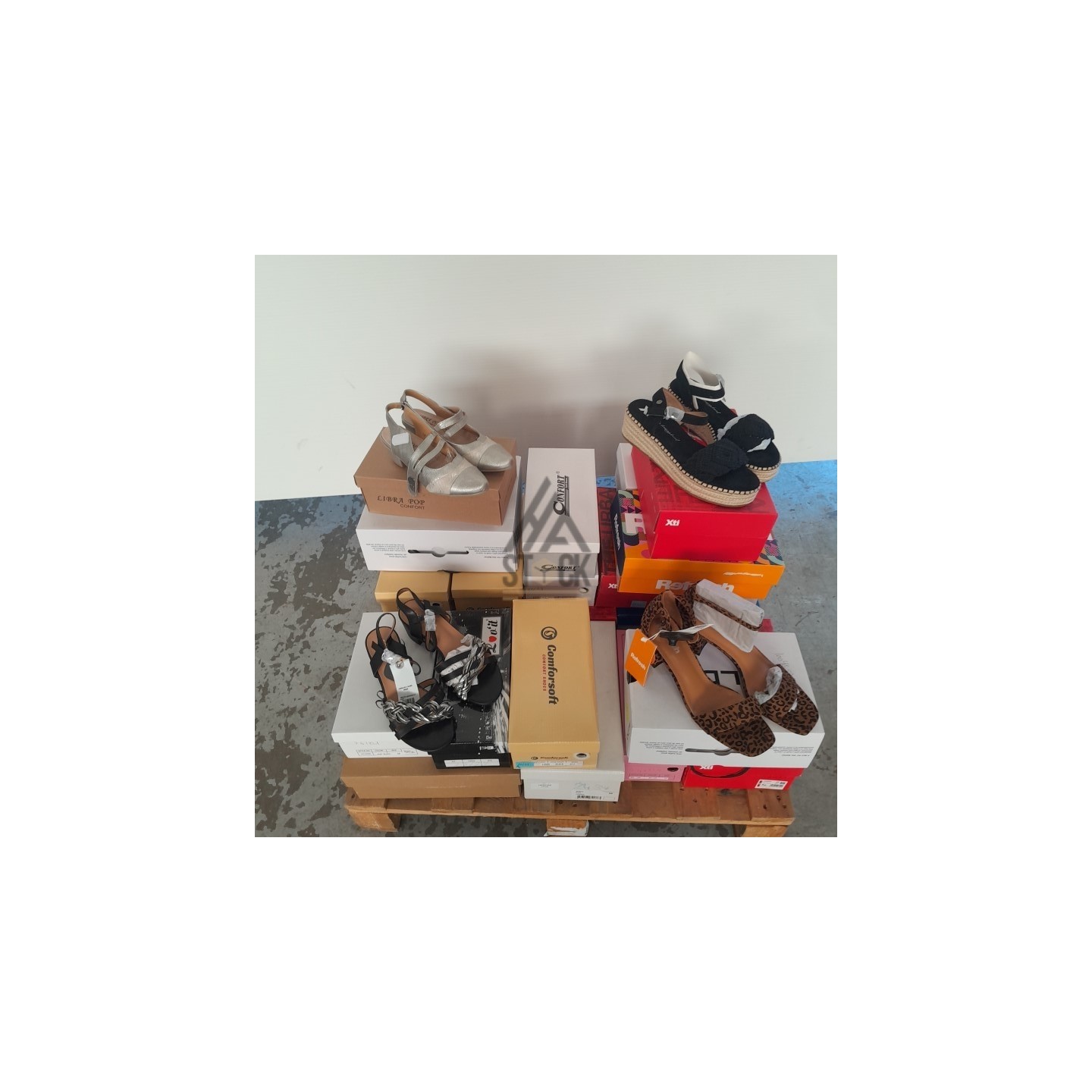 CHAUSSURE ÉTÉ en boite - 25 paires