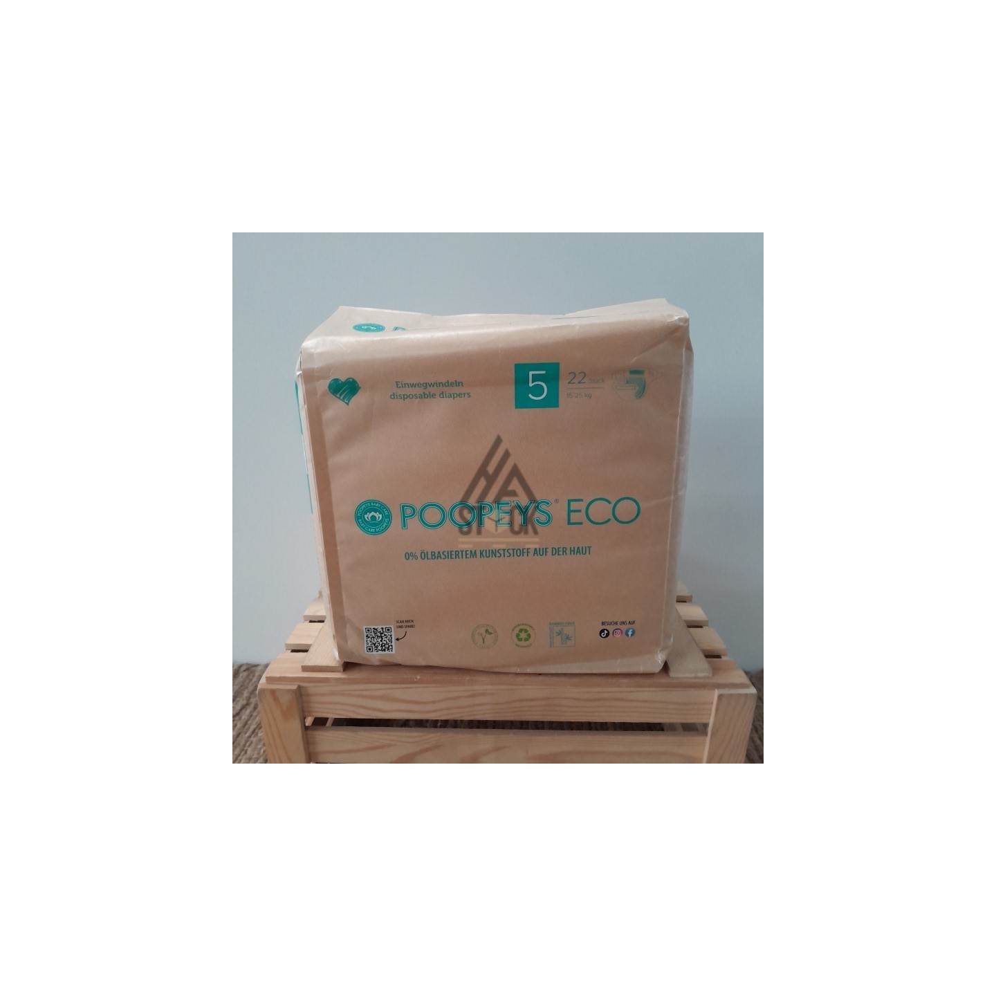 Couche POOPEYS ECO  - 17 paquets