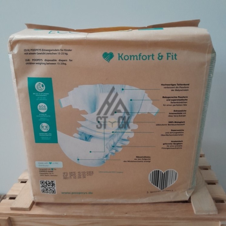 Couche POOPEYS ECO  - 17 paquets