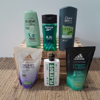 Produit hygiène corporelle de marque - 40 pièces