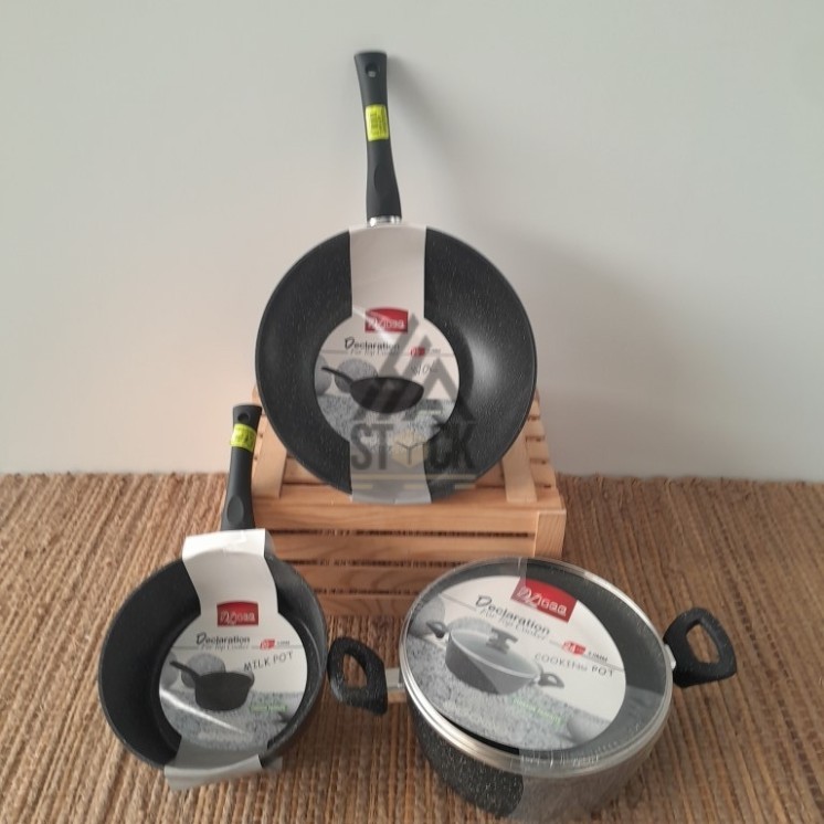 Casserole, wok, fait-tout - 13 pièces