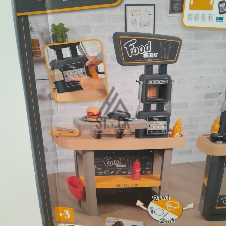 FOOD CORNER RESTAURANT - SMOBY - 4 pièces