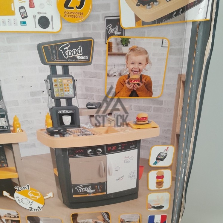 FOOD CORNER RESTAURANT - SMOBY - 4 pièces