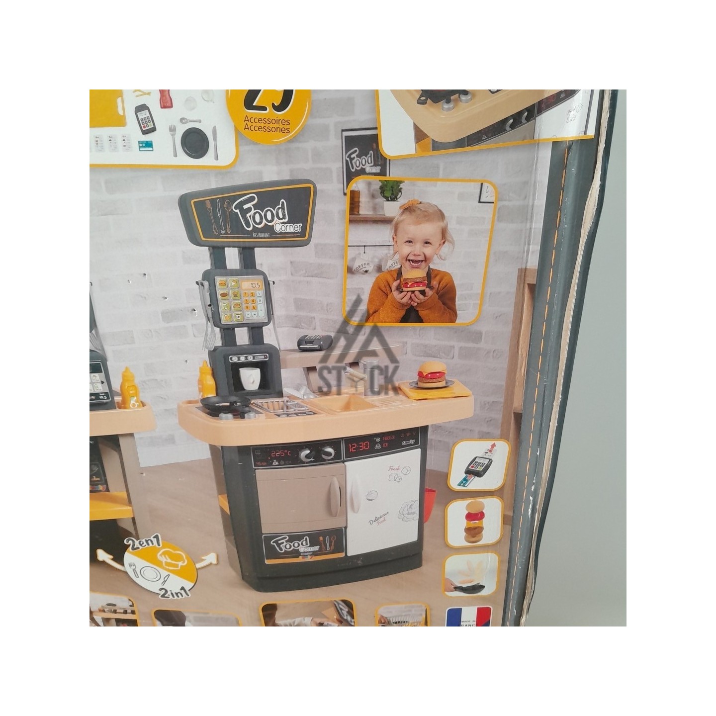 FOOD CORNER RESTAURANT - SMOBY - 4 pièces