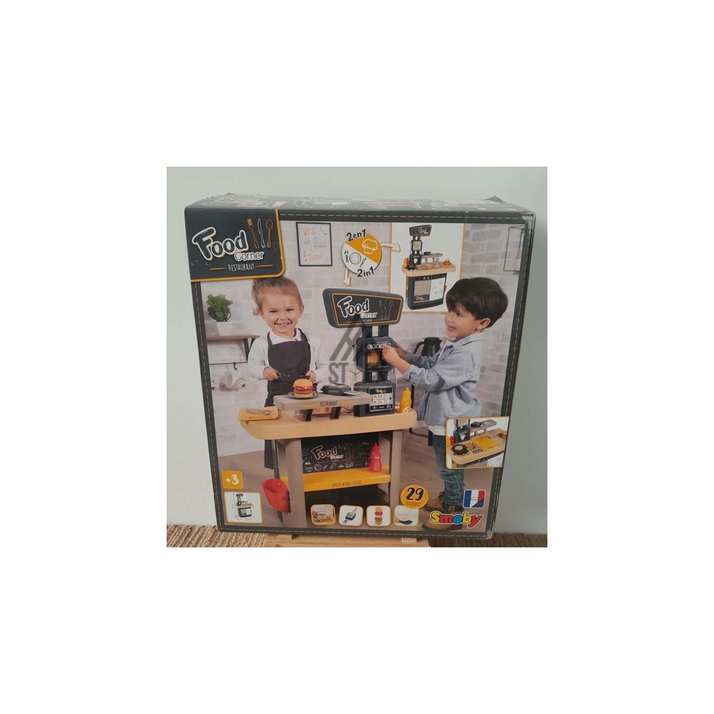 FOOD CORNER RESTAURANT - SMOBY - 4 pièces
