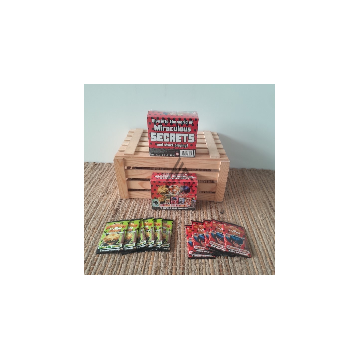 cartes à jouer MIRACULOUS LADY BUG - 38 paquets