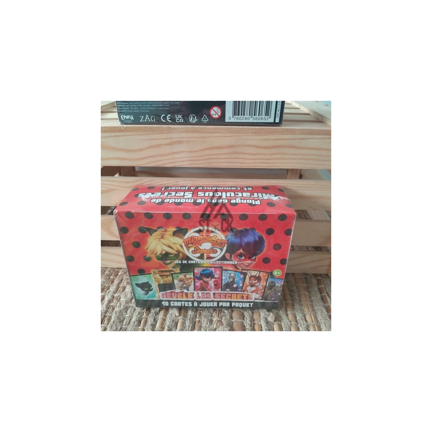 cartes à jouer MIRACULOUS LADY BUG - 38 paquets