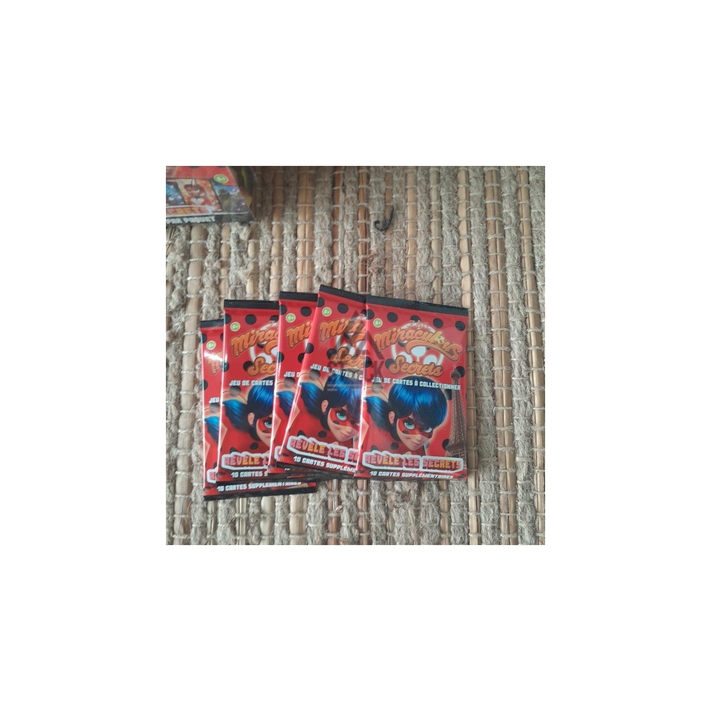 cartes à jouer MIRACULOUS LADY BUG - 38 paquets