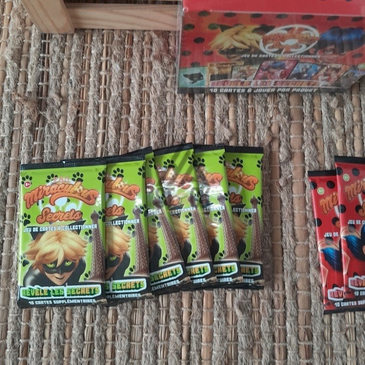 cartes à jouer MIRACULOUS LADY BUG - 38 paquets