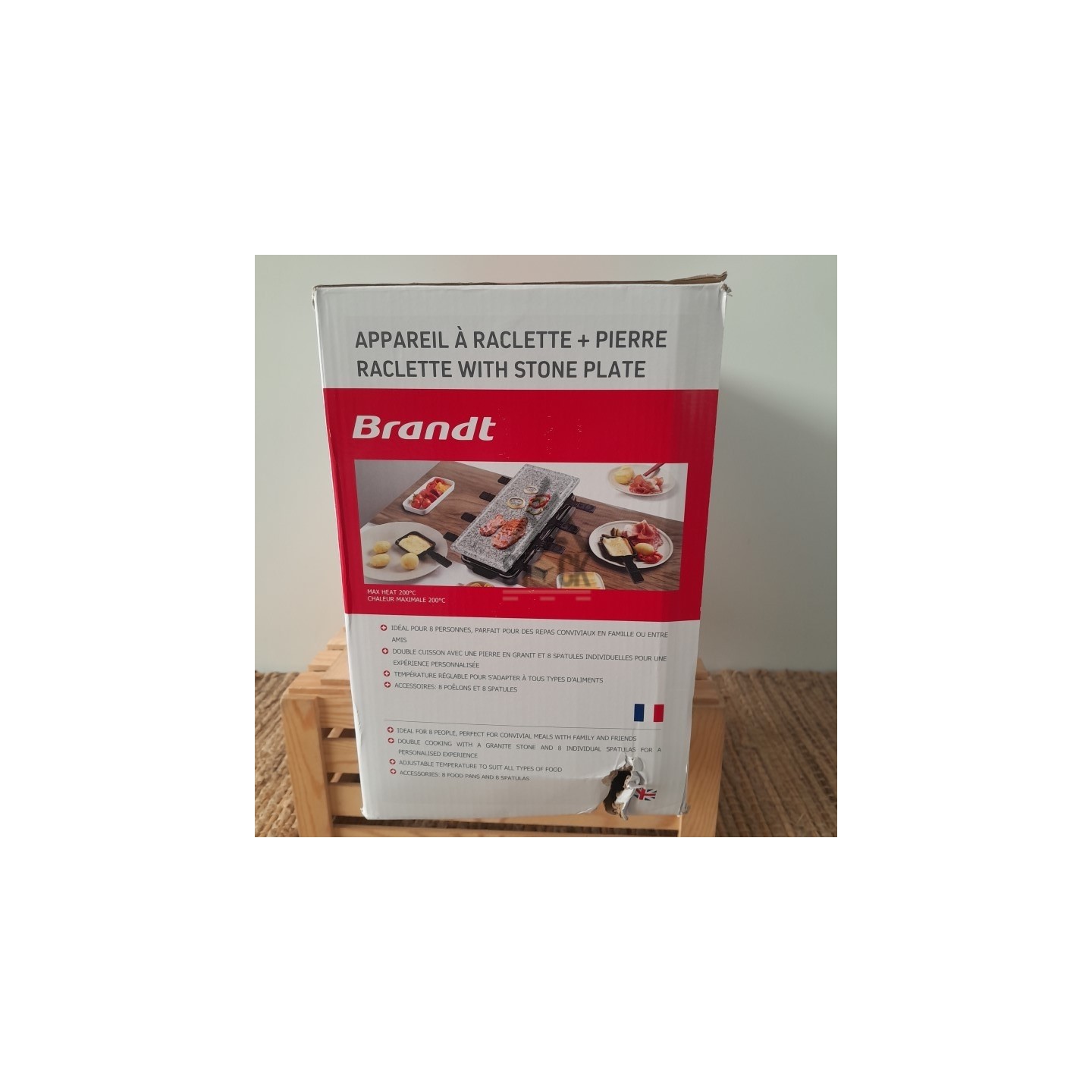 Appareil à raclette - BRANDT - 5 pièces