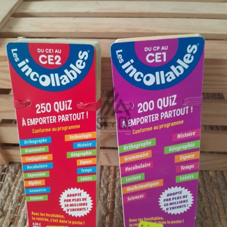 Quiz révision LES INCOLLABLES - 50 pièces