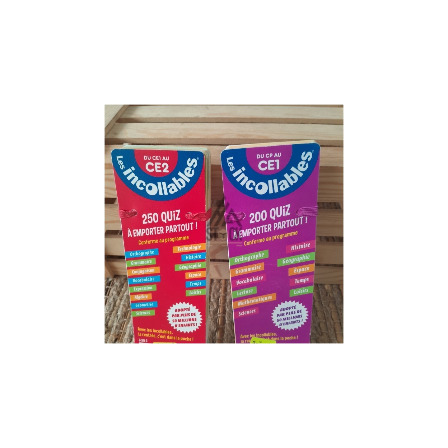 Quiz révision LES INCOLLABLES - 50 pièces